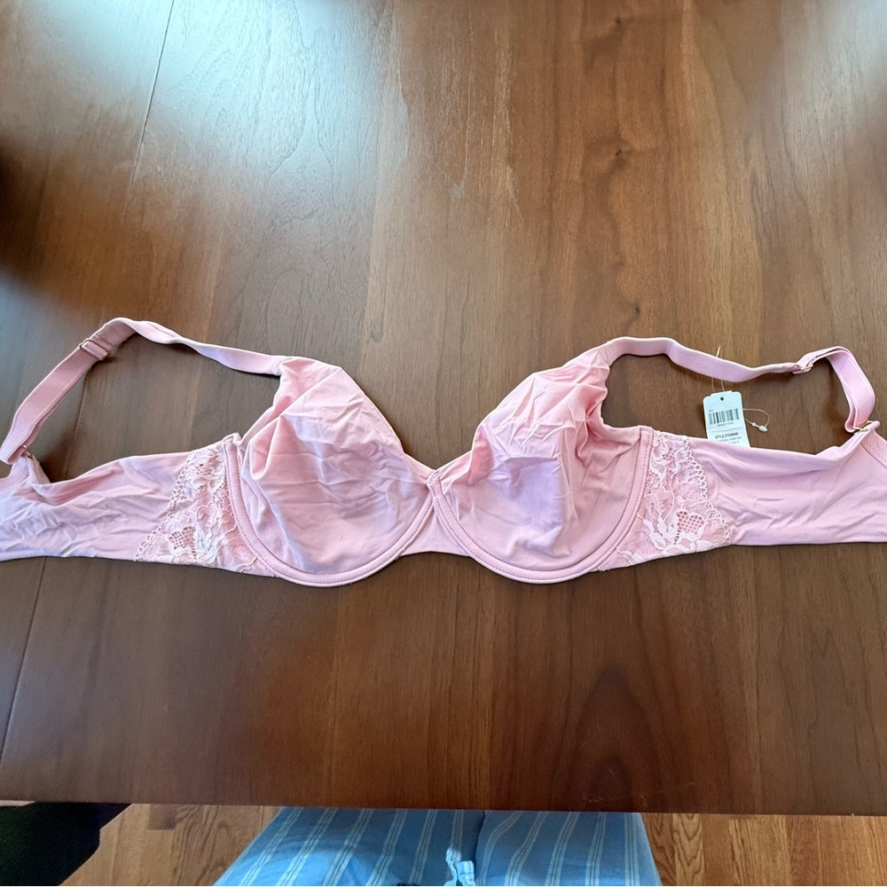 Soma Pale Pink Lace Underwire Bra